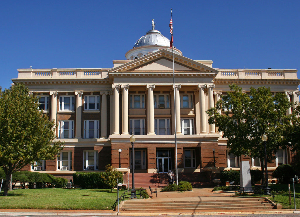 Historic Anderson County Courthouse Located in Palestine, Texas