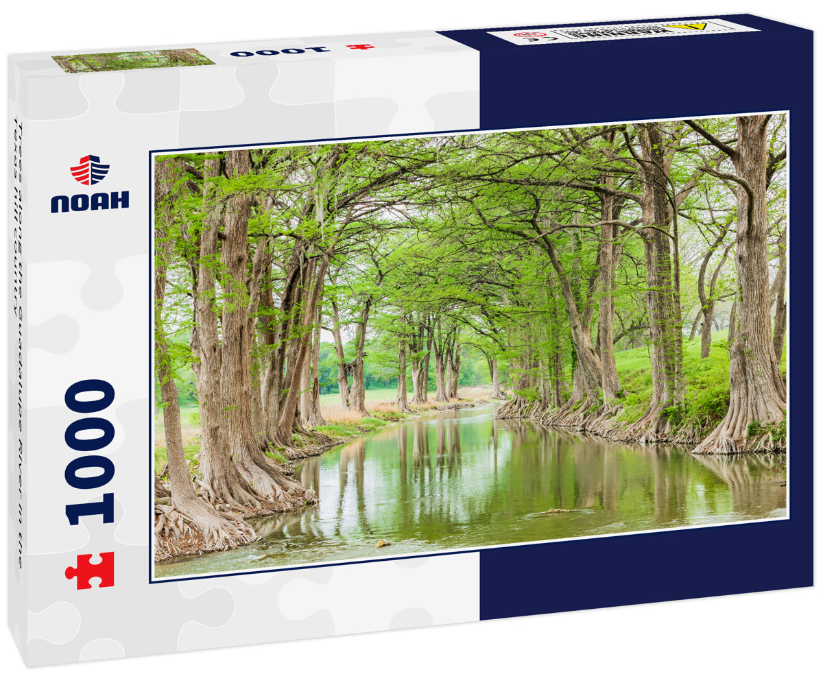 Trees along the Guadalupe River in the Texas hill country