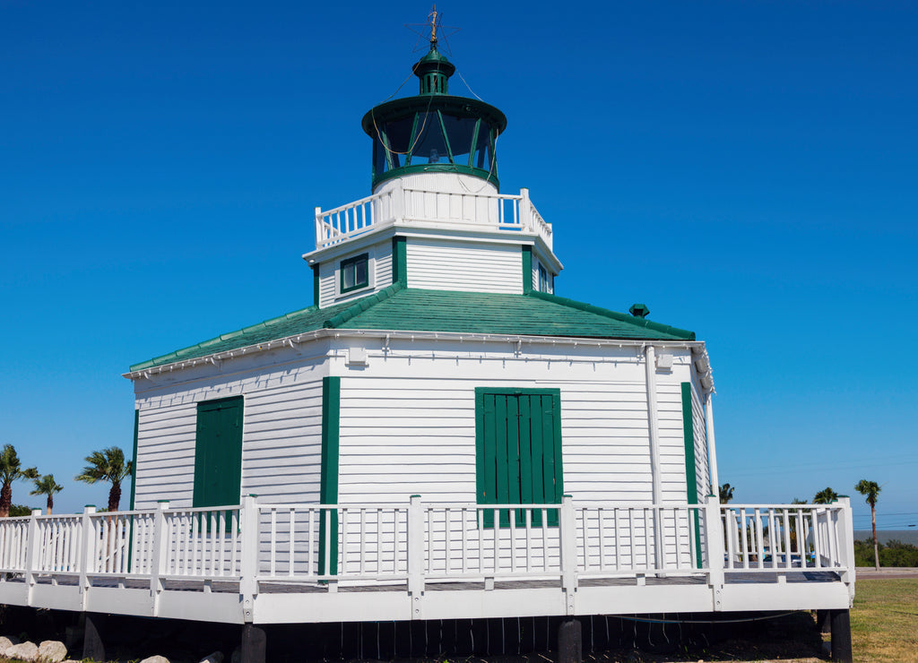 Halfmoon Reef Lighthouse in Port Lavaca, Texas