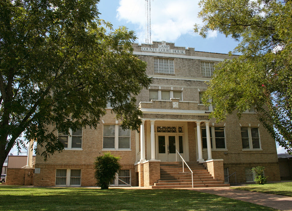 Camp County Courthouse located in Pittsburg Texas