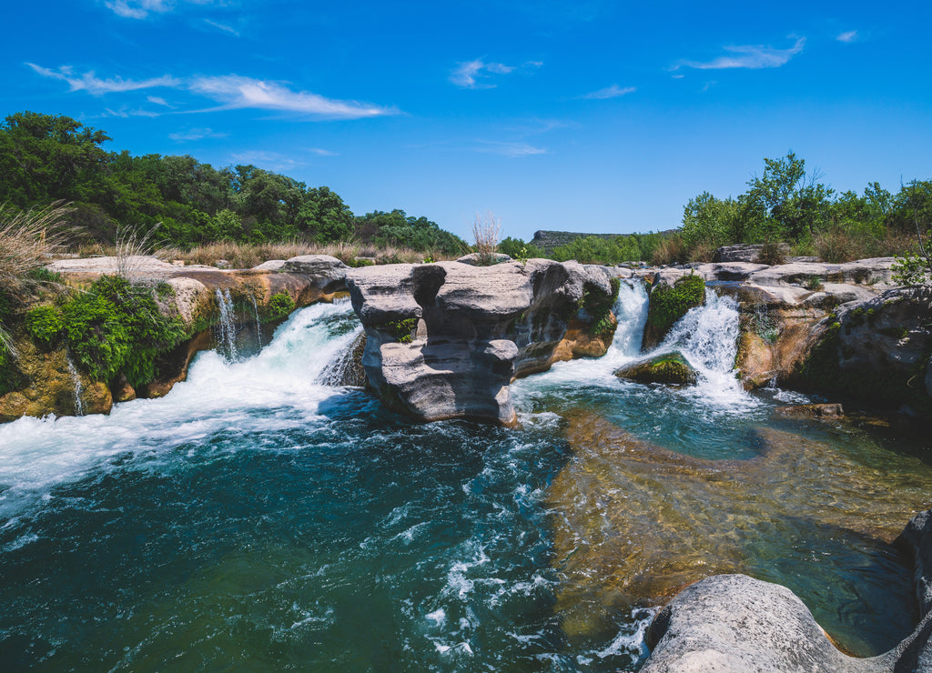 Dolan Falls on the Devil's River, Texas