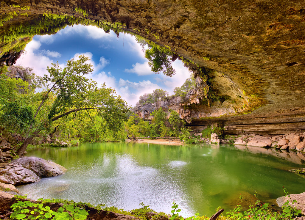 Hamilton Pool sink hole, Texas, United States