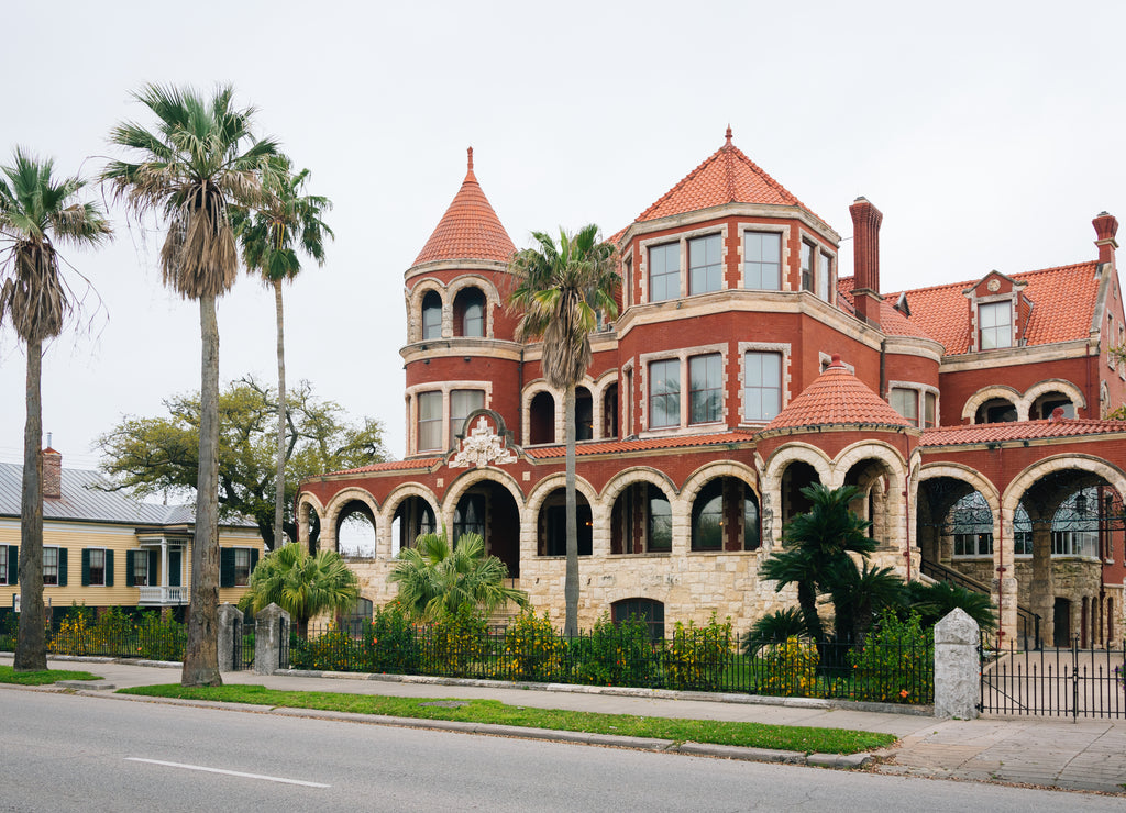 The Moody Mansion, in Galveston, Texas