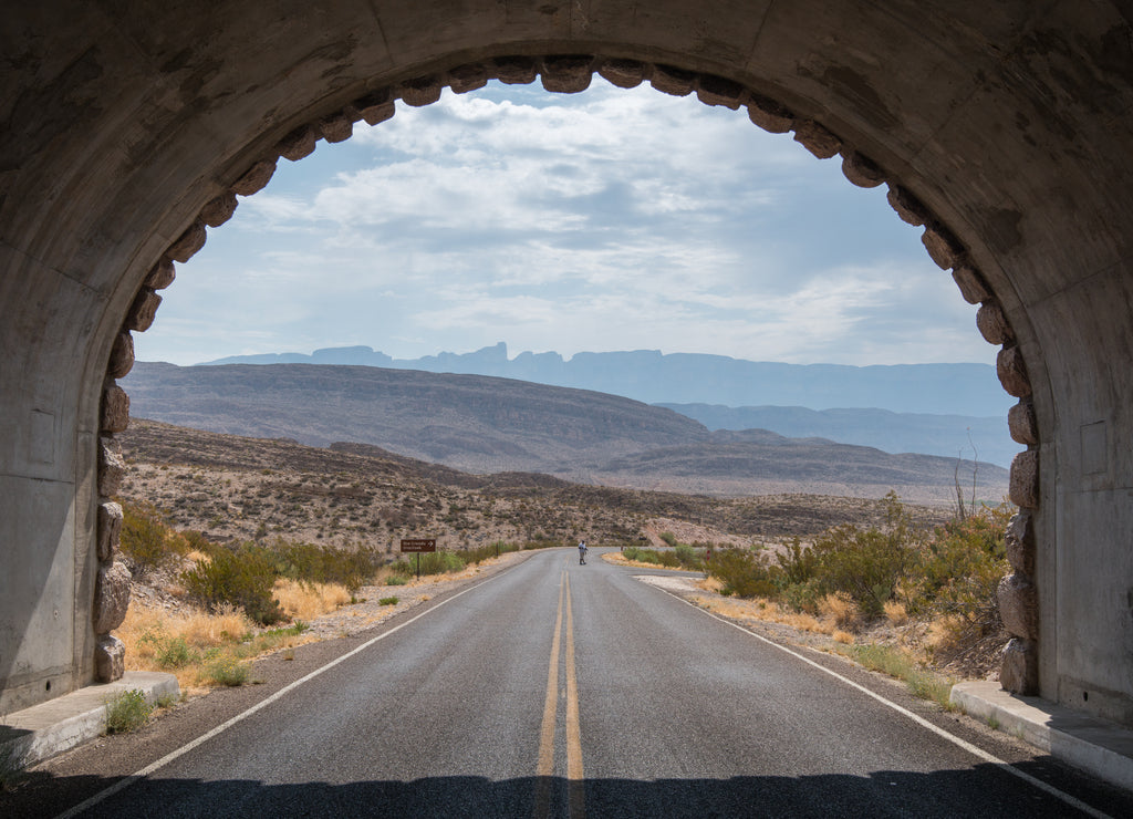 Tunnel near Rio Grande Overlook, Big Bend National Park, Texas