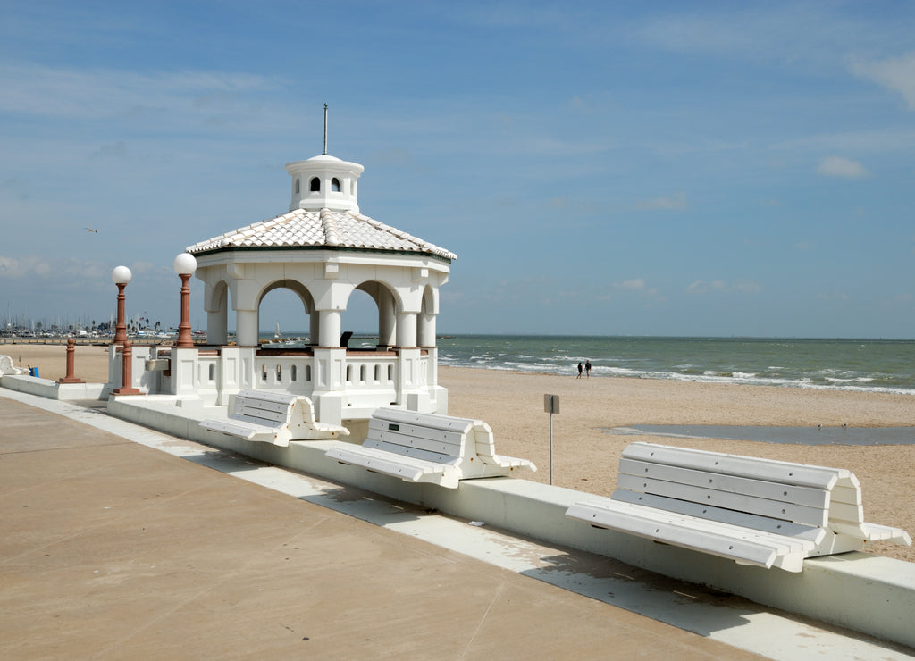 Promenade in Corpus Christi, Southern Texas, USA