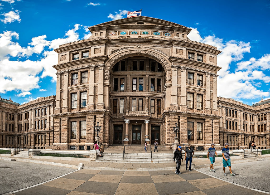 Austin texas city and state capitol building