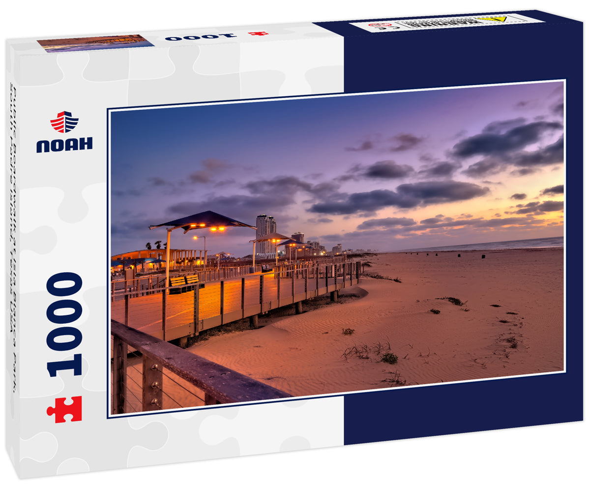 Public Boardwalk at Isla Blanca Park, South Padre Island, Texas USA