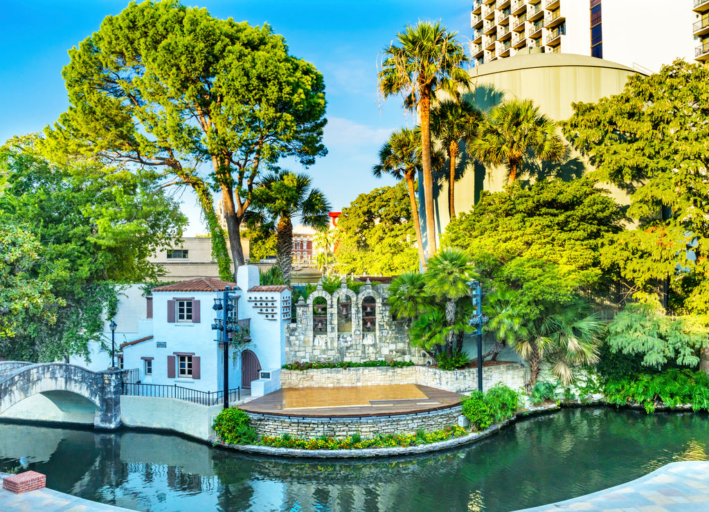 Arneson Theater Reflection River Walk San Antonio Texas