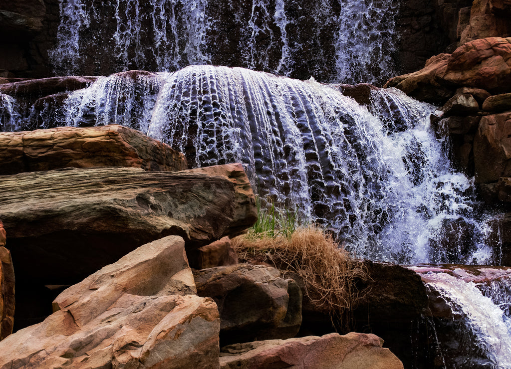 A scenic view of Wichita Falls in Lucy Park, Texas