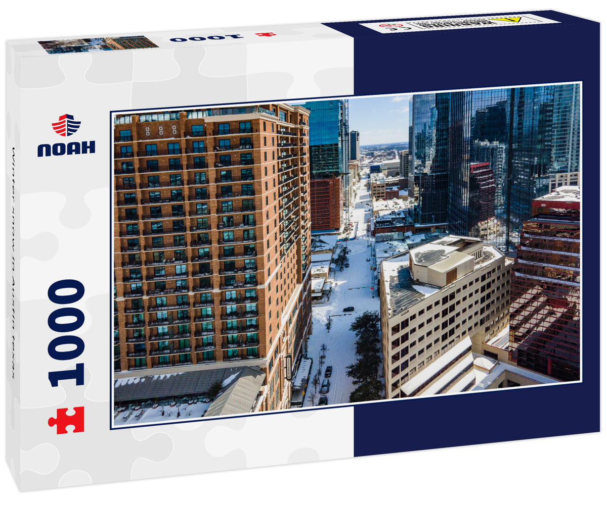 Winter snow in Austin texas