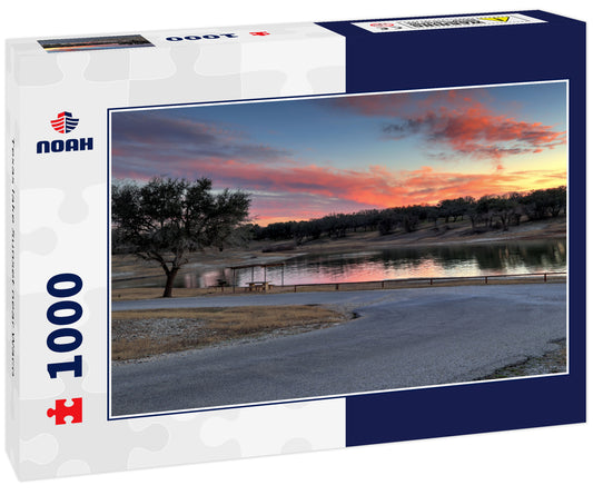 Texas lake Sunset near Waco