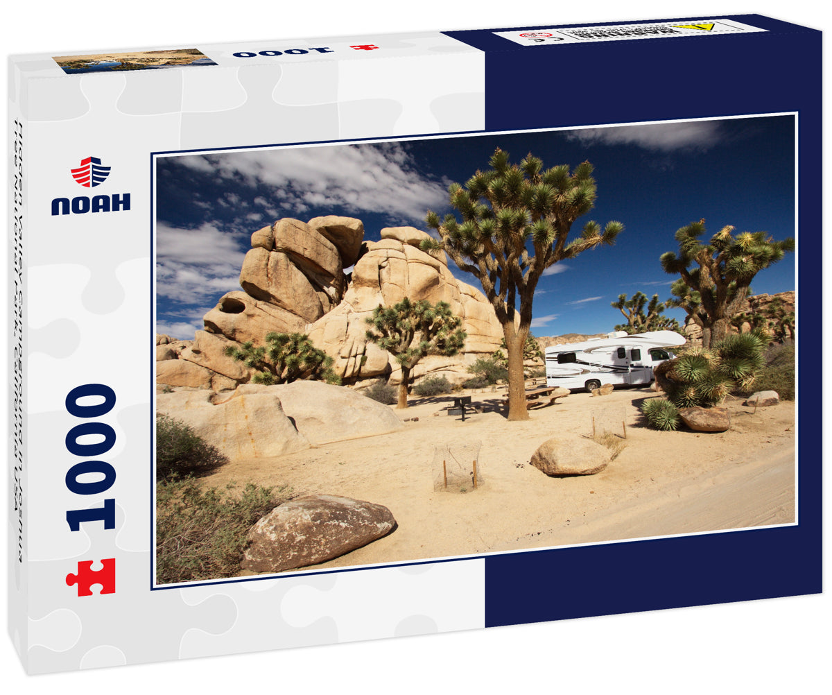 Hidden Valley Campground in Joshua Tree National Park, California USA