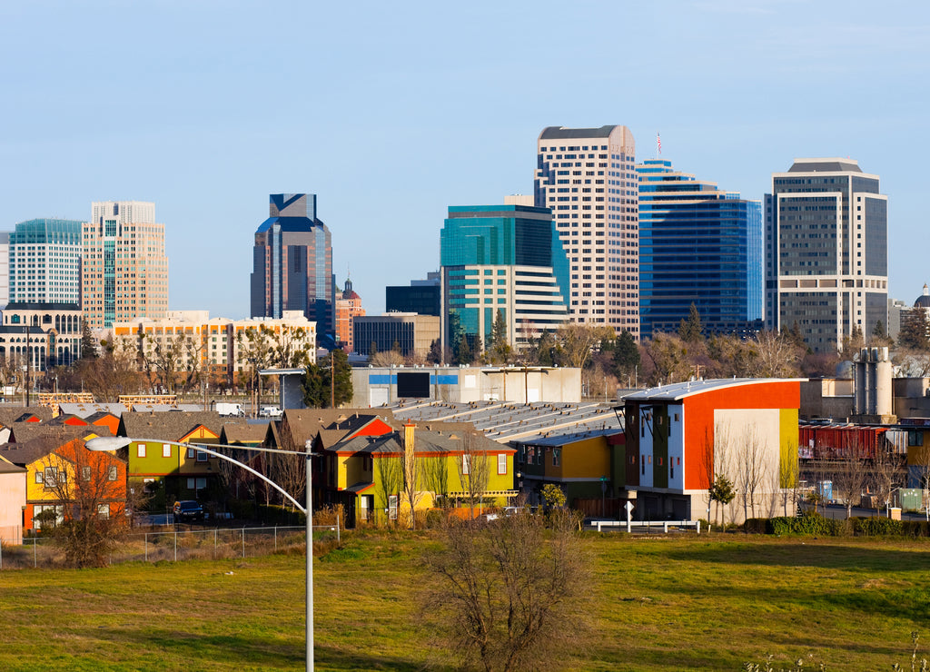 Buildings in downtown Sacramento California