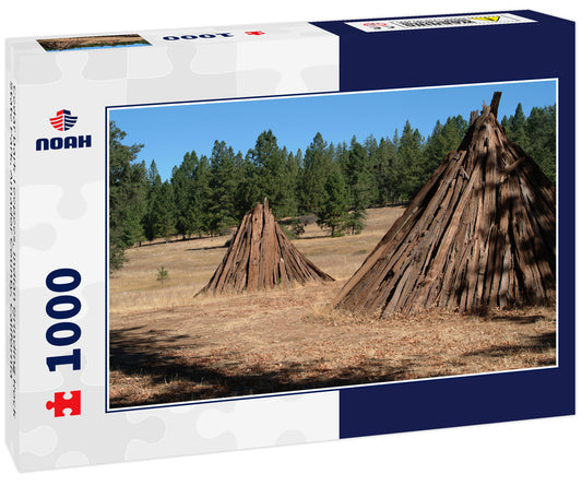 Cedar Bark Teepees, Indian Grinding Rock State Park, Amador County, California