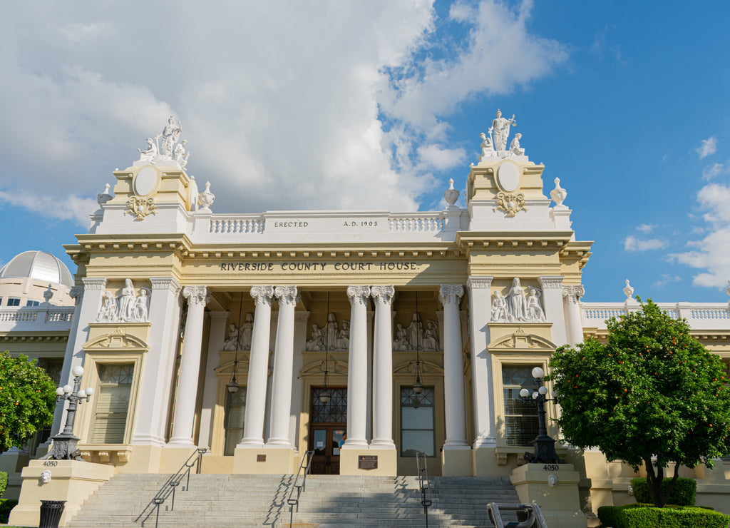 Downtown Riverside, Court House, California