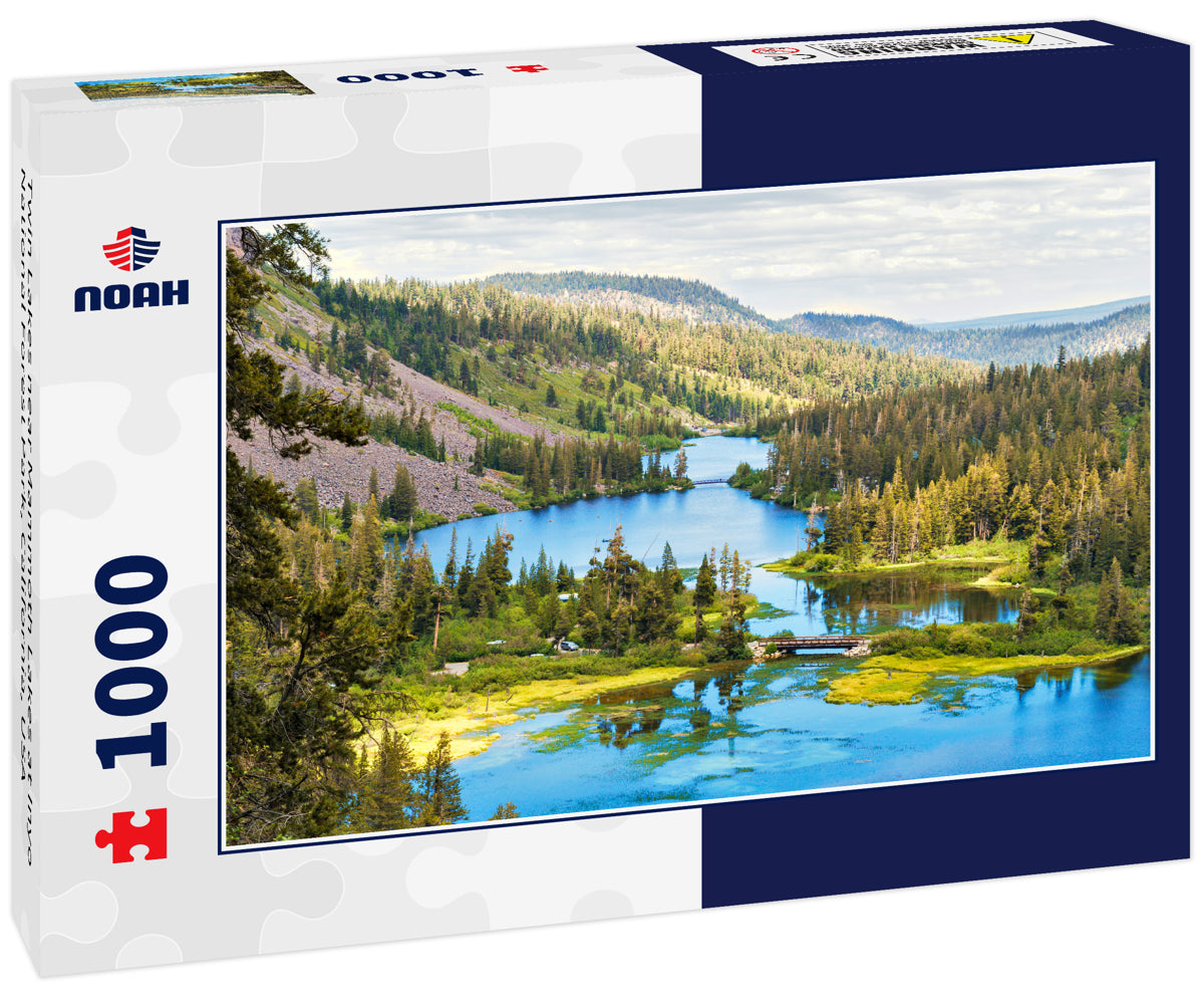 Twin Lakes near Mammoth Lakes at Inyo National Forest Park, California, USA