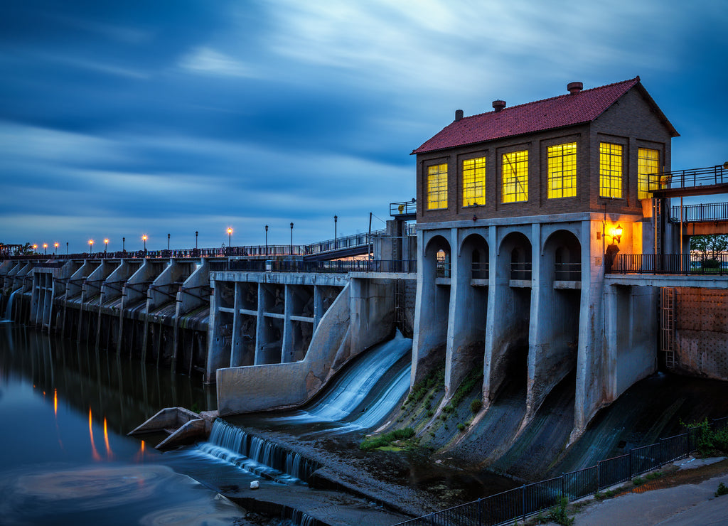 Lake Overholser Dam in Oklahoma City