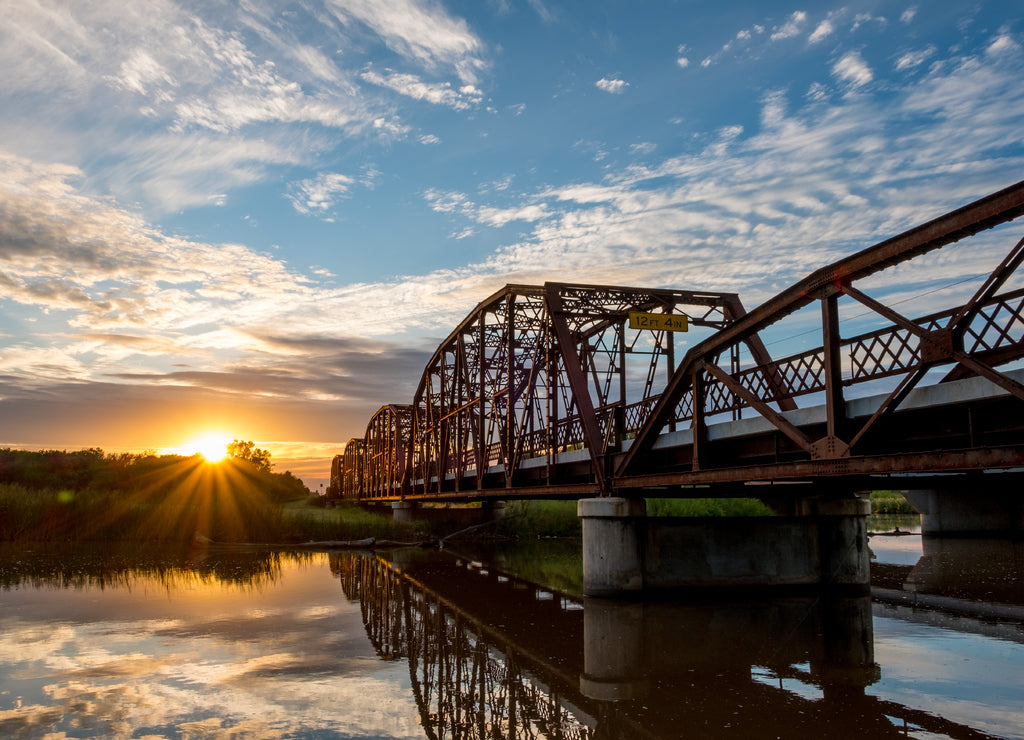 Original bridge along Route 66 near Lake Overholser, Oklahoma City