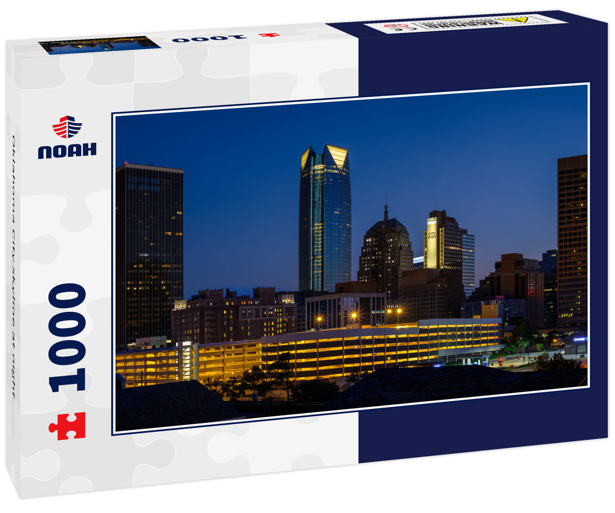 Oklahoma City skyline at night