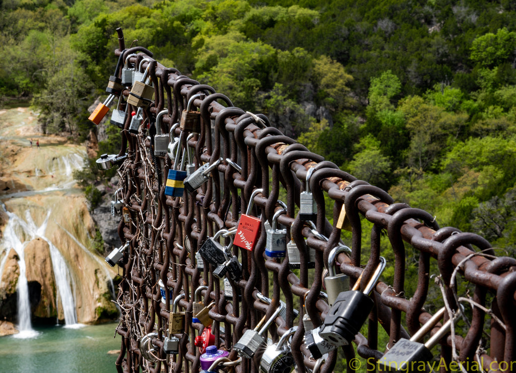 Locks of Love at Turner Falls, Oklahoma