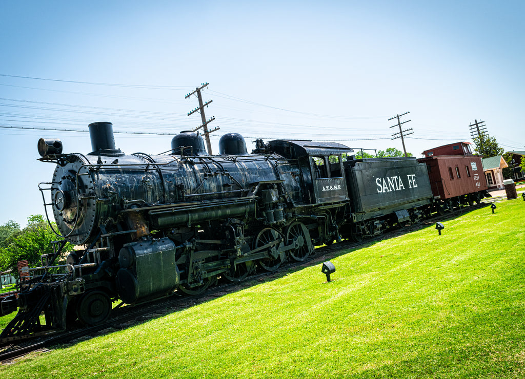 Eisenbahnstation in Pauls Valley Oklahoma