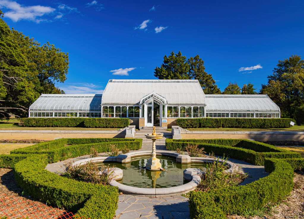 Exterior view of the Conservatory at Woodward Park Oklahoma