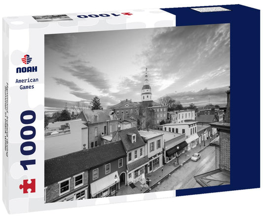 Noah Jigsaw Puzzle Hammond, Indiana during Summer in black white 1000 pieces