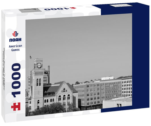 Noah Jigsaw Puzzle Gemini Springs in DeBary, Florida in black white 1000 pieces