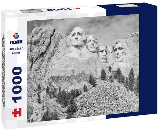 Noah Jigsaw Puzzle Lancut Castle in Poland. Built in the first half of the 17th century. Rear elevation with Italian garden and park in black white 1000 pieces