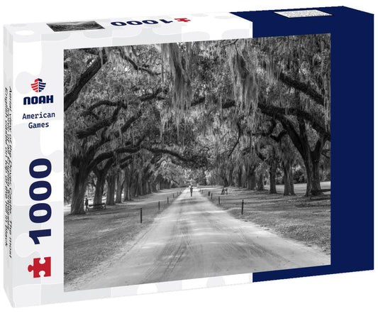 Noah Jigsaw Puzzle Aerial view of the Dover Castle. The most iconic of all English fortresses. English castle on top of the hill in black white 1000 pieces