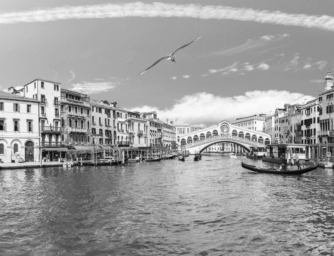 Noah Jigsaw Puzzle Canadian Rocky Mountains reflection on Grassy Lakes Canmore Alberta in black white 1000 pieces