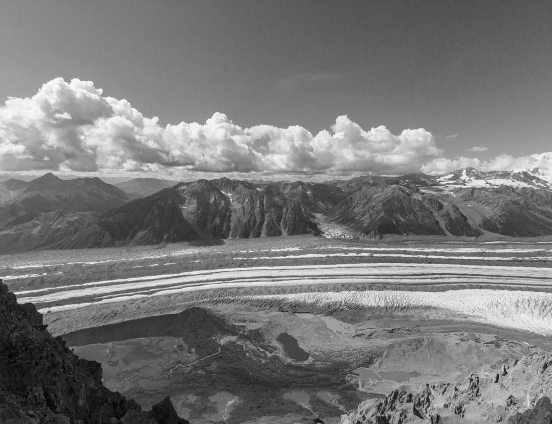 Noah Jigsaw Puzzle Denver, Colorado, USA, Rocky Mountains in black white 1000 pieces