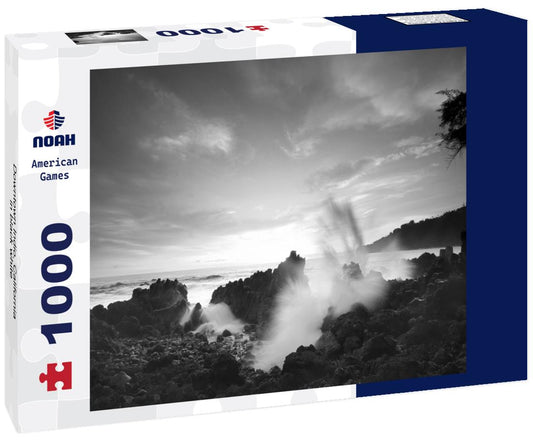 Noah Jigsaw Puzzle Downtown Indio, California in black white 1000 pieces