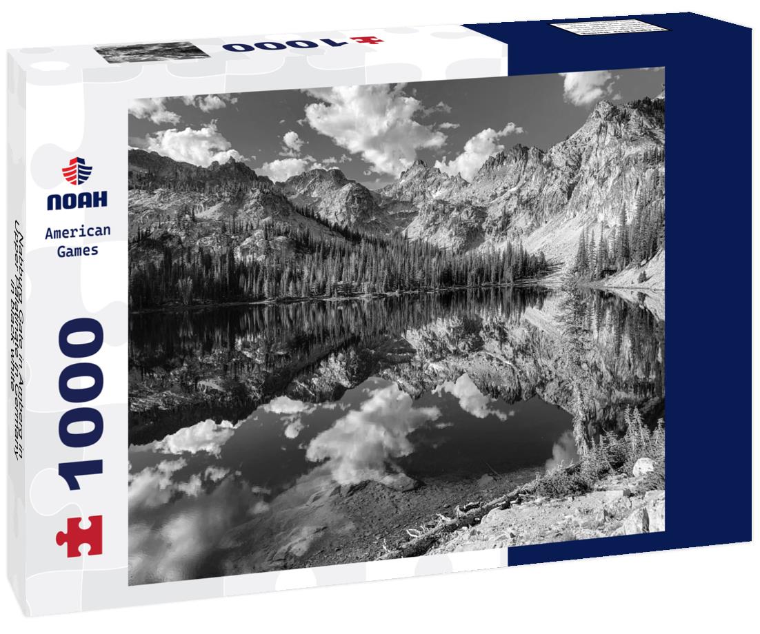 Noah Jigsaw Puzzle Nabburg Gate in Amberg in Upper Palatinate in Germany in black white 1000 pieces