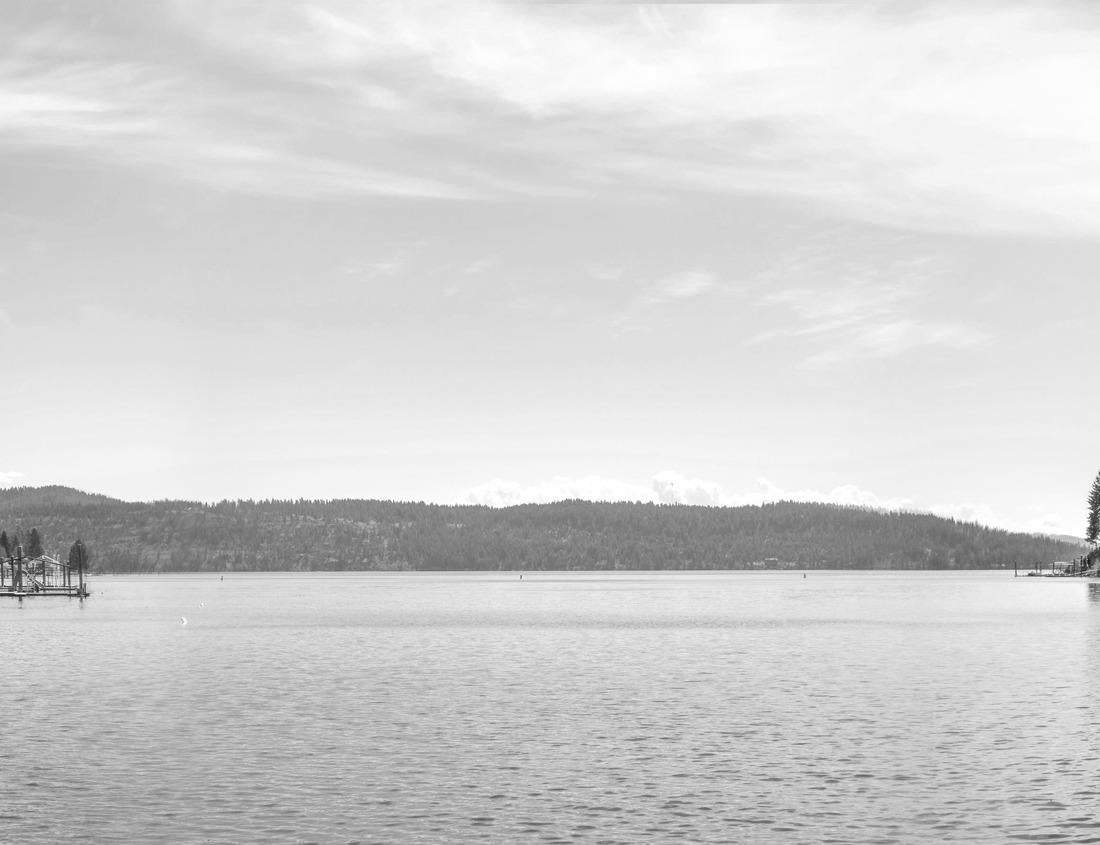 Noah Jigsaw Puzzle Naples, Italy aerial skyline on the bay with Mt. Vesuvius at dawn in black white 1000 pieces
