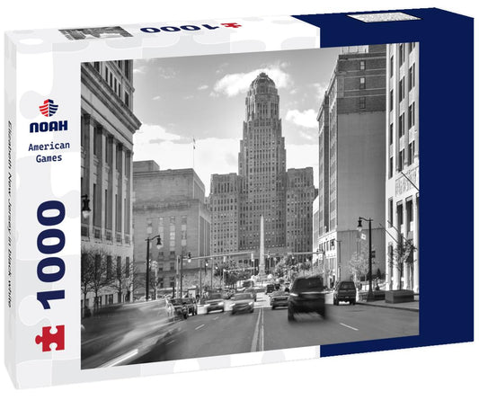Noah Jigsaw Puzzle Elizabeth New Jersey in black white 1000 pieces