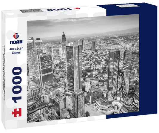 Noah Jigsaw Puzzle Aerial view of Clearwater Beach, Florida in black white 1000 pieces