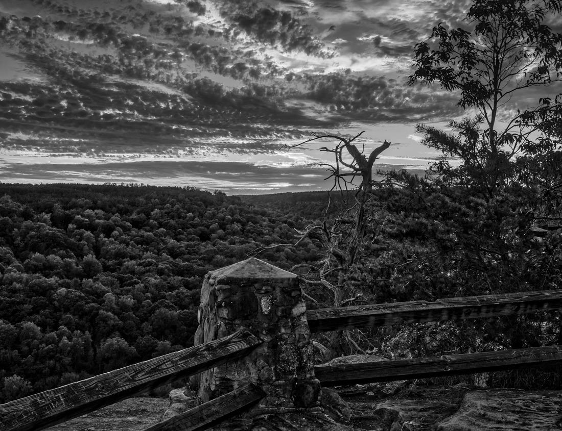 Noah Jigsaw Puzzle Camp Nelson National Monument in Kentucky in black white 1000 pieces