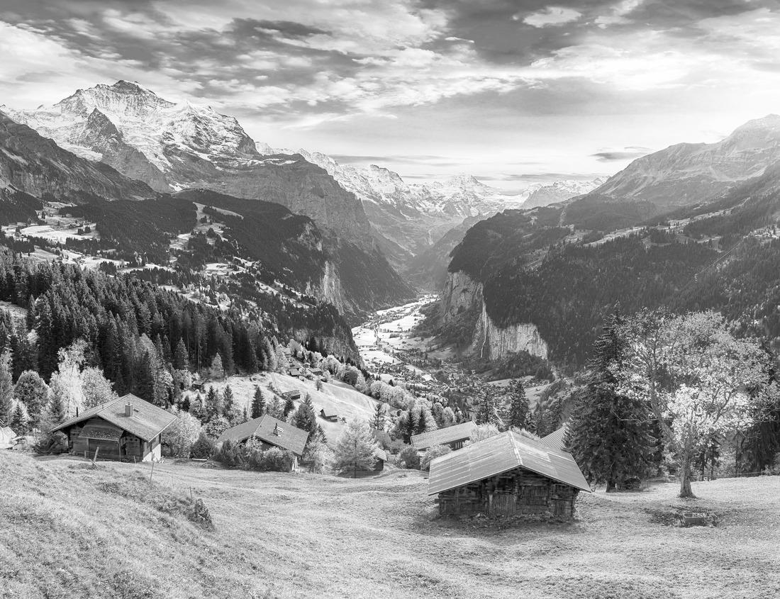 Noah Jigsaw Puzzle Agios Nikolaos Church, Georgioupoli, Iceland Crete, Greece in black white 1000 pieces
