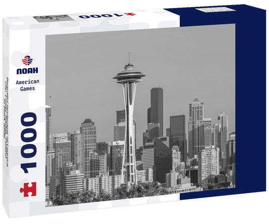 Noah Jigsaw Puzzle Beautiful landscape of Legnica city, Lower Silesia, Poland in black white 1000 pieces