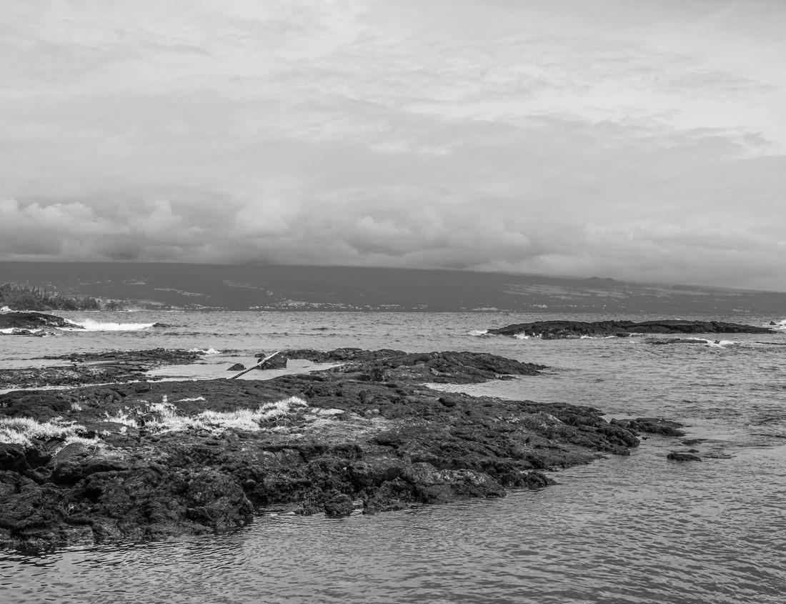 Noah Jigsaw Puzzle Magnificent view of the Cascate del Mulino, a group of beautiful hot springs in the municipality of Manciano, Tuscany in black white 1000 pieces