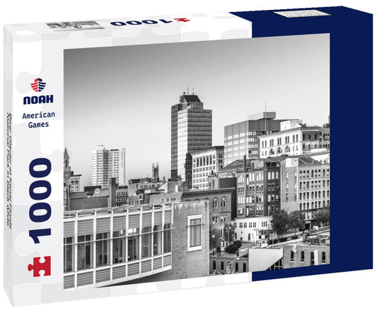 Noah Jigsaw Puzzle Bear Glacier at Kenai Fjords National Park in black white 1000 pieces