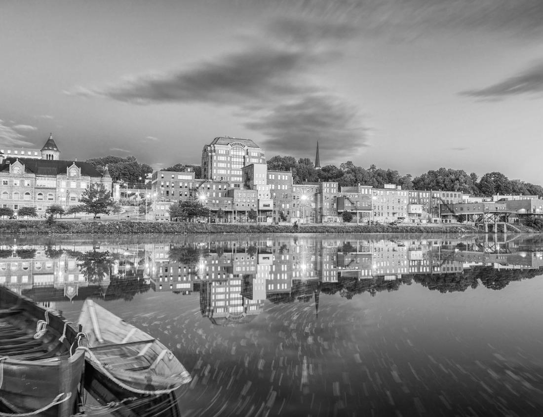 Noah Jigsaw Puzzle Kirchhain historic village in Hessen Germany in black white 1000 pieces