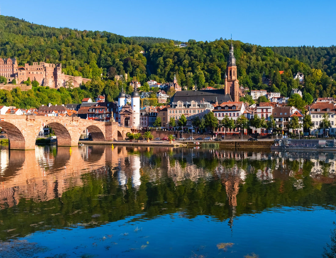 Noah Jigsaw Puzzle Heidelberg wide-angle panorama of the old town with castle 1000 pieces
