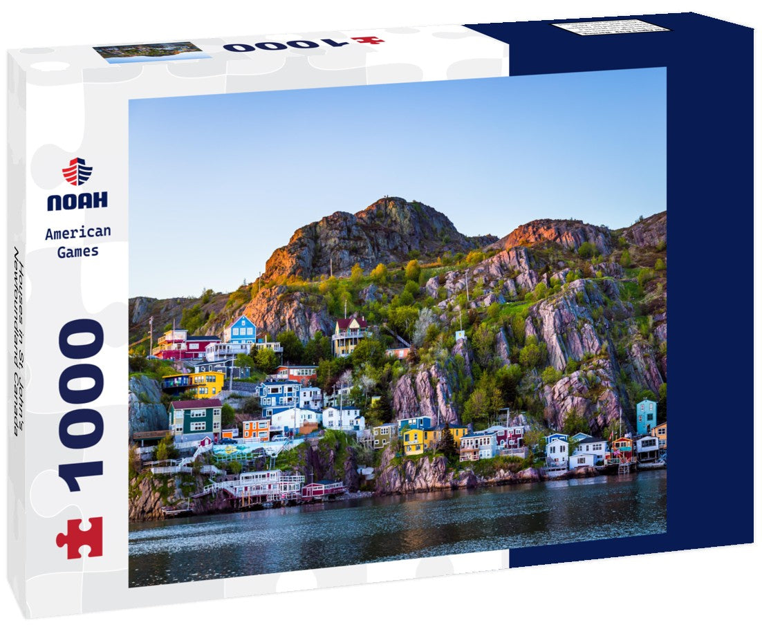 Noah Jigsaw Puzzle Houses in St. John's Newfoundland Canada 1000 pieces