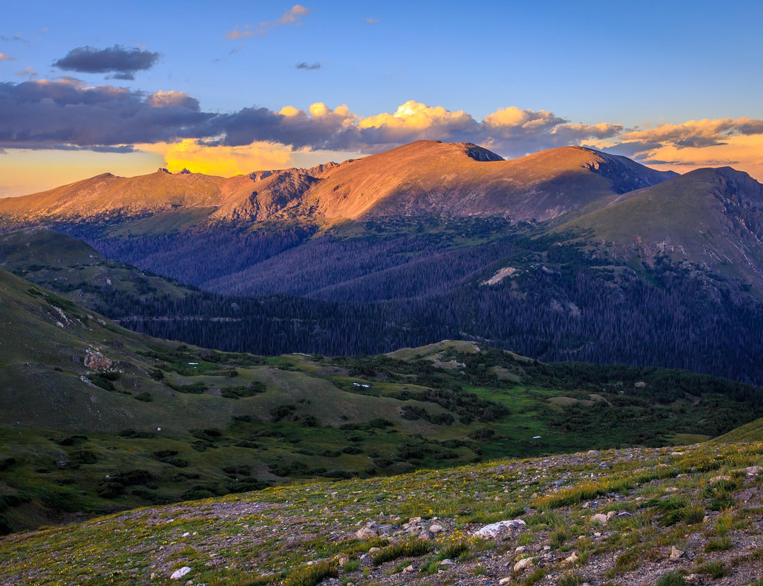 Noah Jigsaw Puzzle Mountain Sunset Views from the Trail Ridge Road, Rocky Mountain National Park, Colorado 1000 pieces