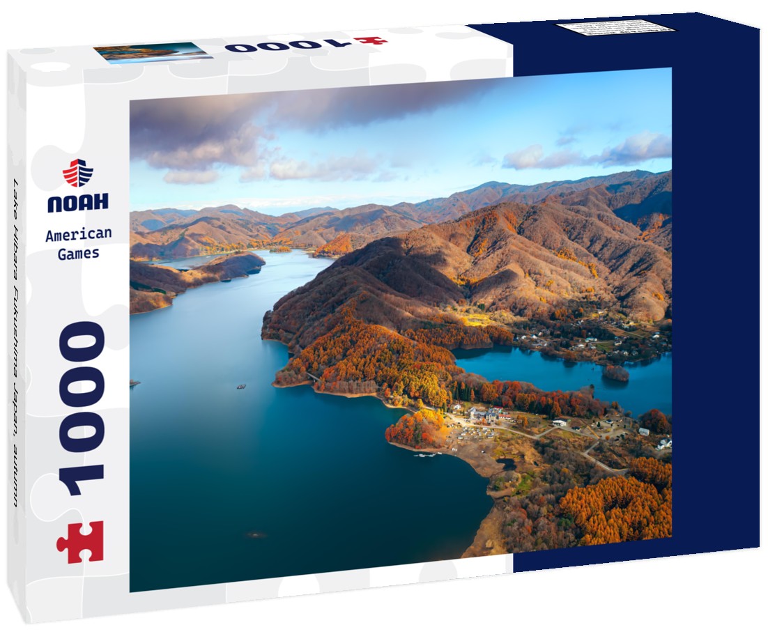 Noah Jigsaw Puzzle Lake Hibara Fukushima Japan, autumn 1000 pieces