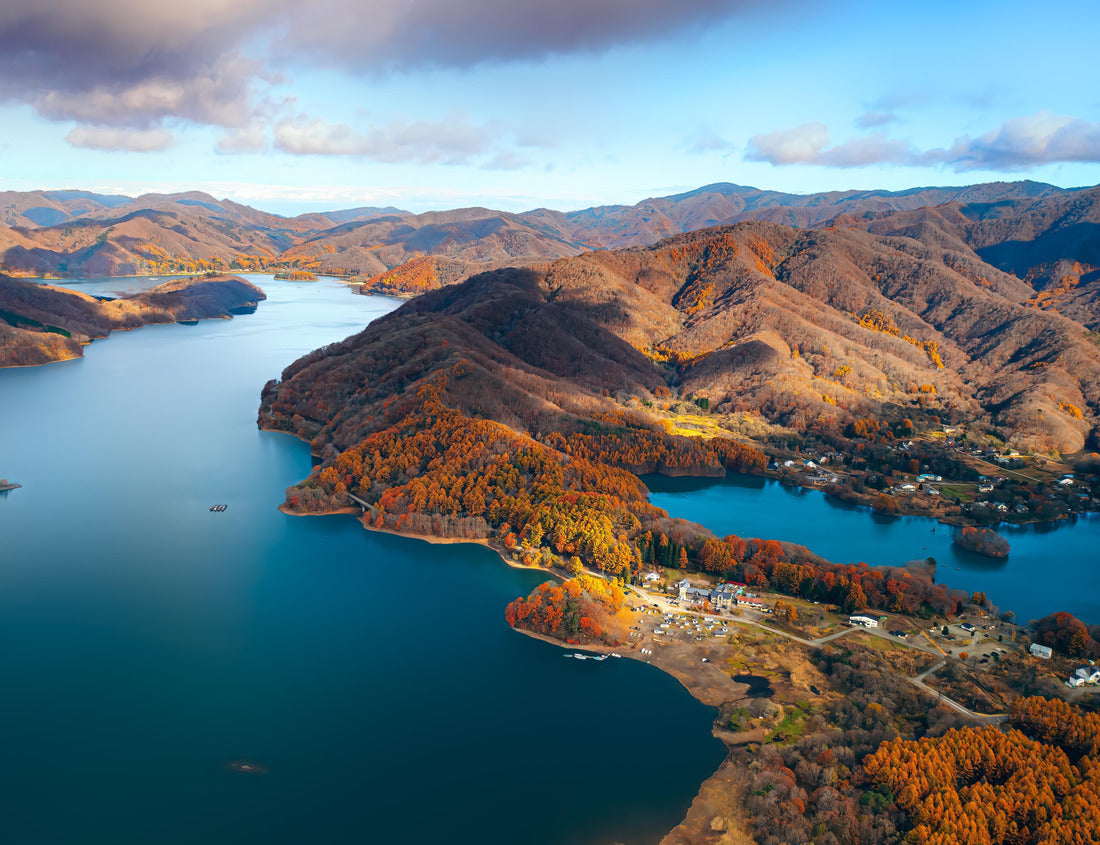 Noah Jigsaw Puzzle Lake Hibara Fukushima Japan, autumn 1000 pieces