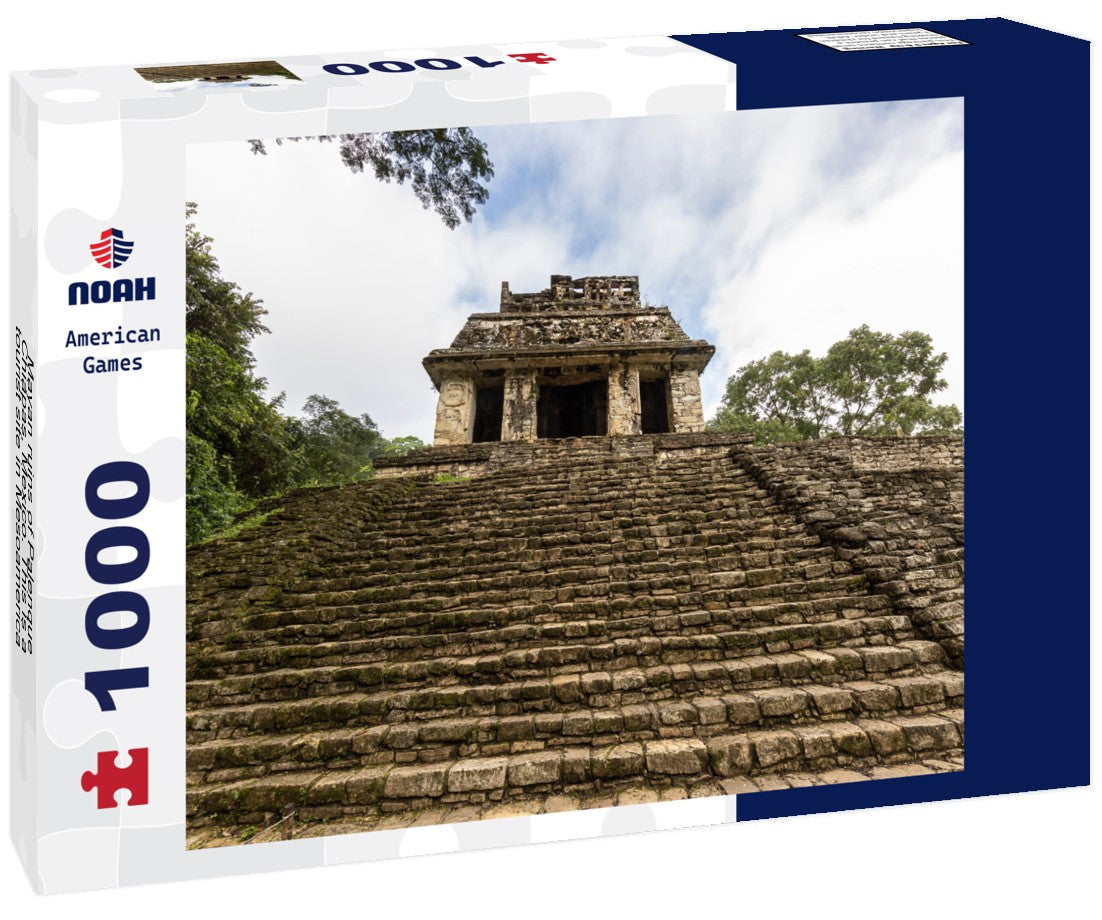 Noah Jigsaw Puzzle Mayan ruins of Palenque, Chiapas, Mexico. This is a tourist site in Mesoamerica 1000 pieces