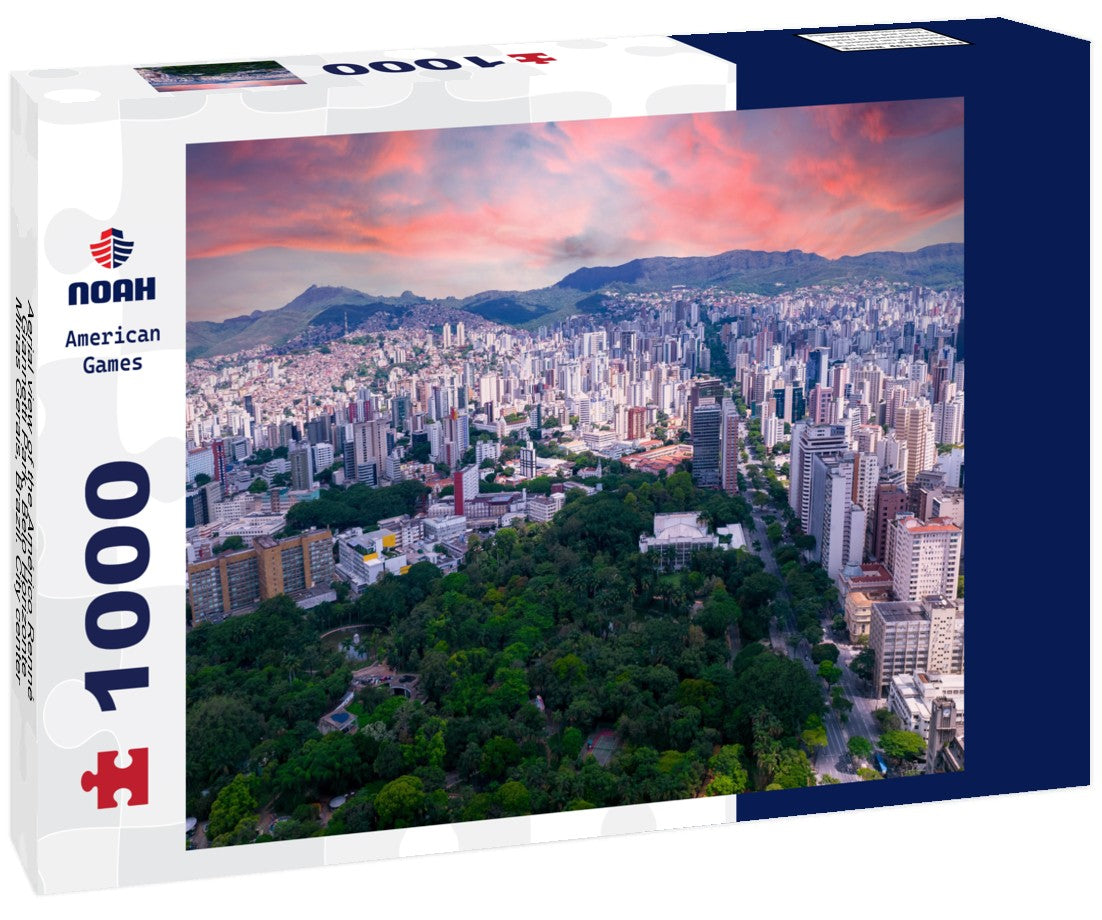 Noah Jigsaw Puzzle Aerial view of the Américo Renné Giannetti Park, Belo Horizonte, Minas Gerais, Brazil. City center 1000 pieces
